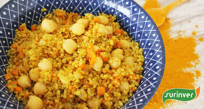 Quinoa-con-garbanzos
